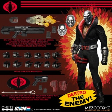 Mezco Toyz G.I. Joe Destro 1/12 action figure