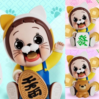 燦子招財貓人偶