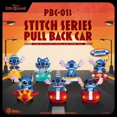PBC-013SP Stitch Pull Back Car (特別版) (原盒6pcs)