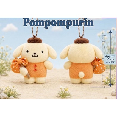 Sanrio 包袱 10cm keychain Pompompurin
